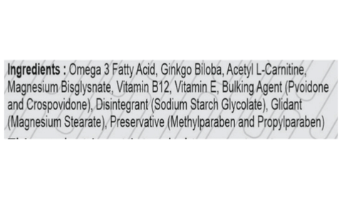 ginkgo biloba and acetyl l carnitine Ear+Health Ear Wellness Support Gummy Dietary Supplement Blackberry Harmony main image 1