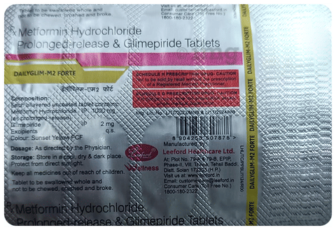 Dailyglim-M 2 Forte Tablet PR image
