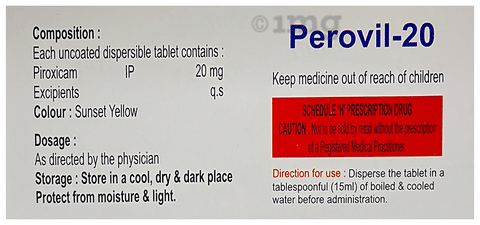 Perovil 20 Tablet DT