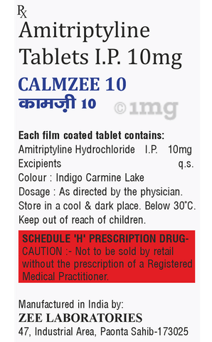 Calmzee 10 Tablet image