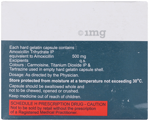 Moxikem 500mg Capsule image Moxikem 500mg Capsule image