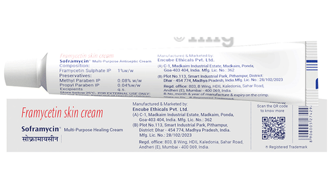 Soframycin Multi-Purpose Antiseptic Cream for Cuts, Wounds, Burns & Skin Infections image