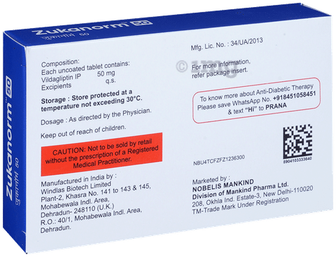 ZuKaNorM 50mg Tablet image ZuKaNorM 50mg Tablet image