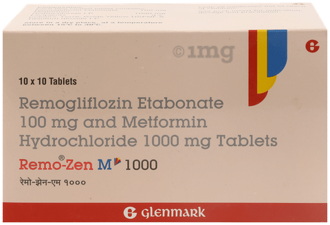 Remo Zen M 100mg/1000mg Tablet