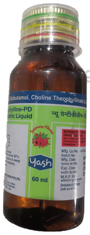 New Ventiphylline PD 1.5 mg/50 mg/0.5 mg Syrup