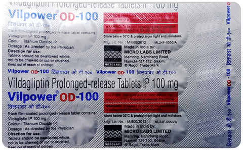 Vilpower OD 100 Tablet PR image Vilpower OD 100 Tablet PR image