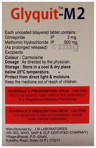Glyquit-M2 Tablet PR image