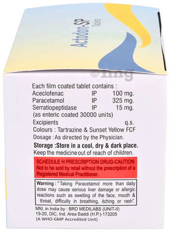 Actodon-SP Tablet image