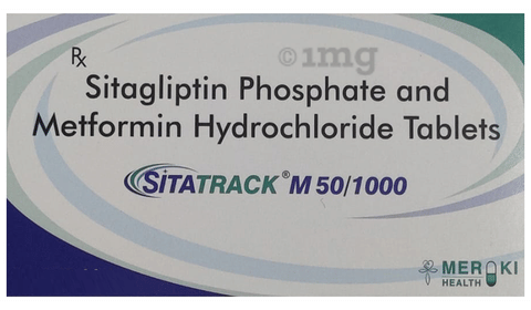 Sitatrack M 50/1000 Tablet image Sitatrack M 50/1000 Tablet image