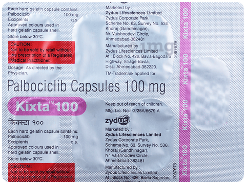 Kixta 100mg Capsule image