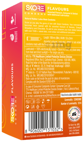 Skore Flavours Condom image Skore Flavours Condom image