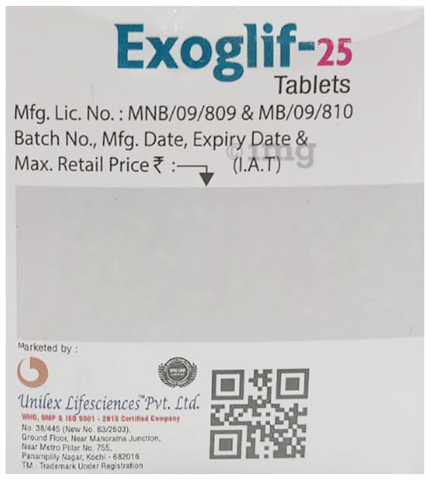 Exoglif 25 Tablet image Exoglif 25 Tablet image