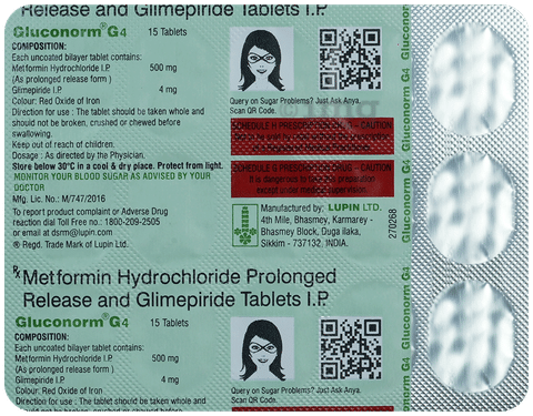 GlUcOnorm-G 4 Tablet PR image GlUcOnorm-G 4 Tablet PR image