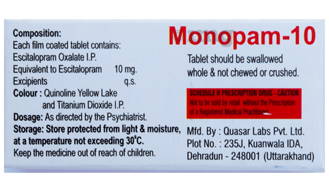 Monopam 10 Tablet image