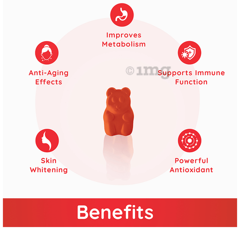 Purna Gummies Pretty Woman Glutathione Gummies | for Skin Whitening & Immune Booster | 1 daily