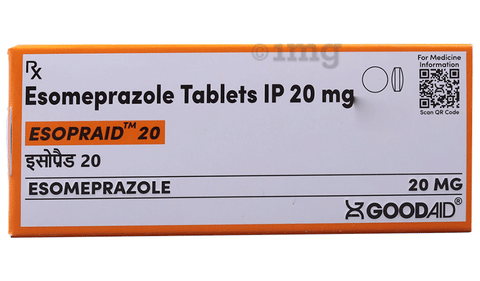 Esopraid 20 Tablet image Esopraid 20 Tablet image