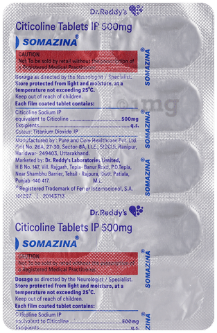 Somazina 500mg Tablet image Somazina 500mg Tablet image
