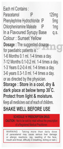 Fibcold Oral Drops Strawberry