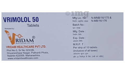 Vrimolol 50 Tablet ER image