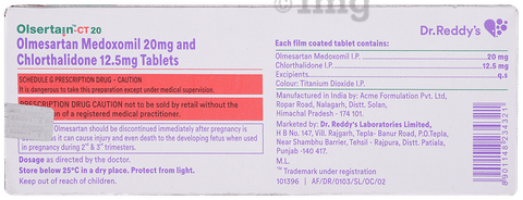 Olsertain-CT 20 Tablet