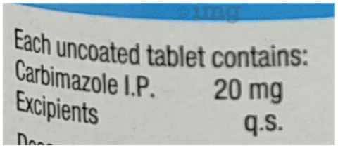 Neo-Mercazole 20 Tablet image Neo-Mercazole 20 Tablet image