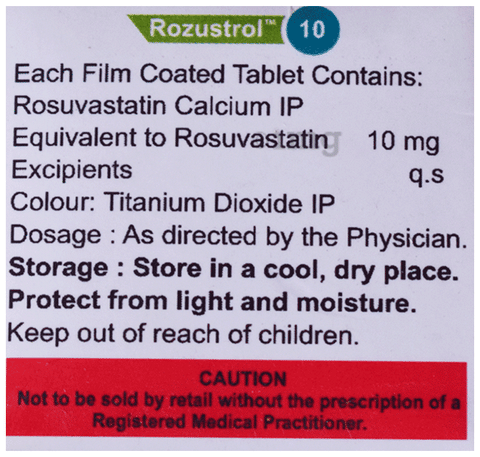 Rozustrol 10 Tablet image Rozustrol 10 Tablet image