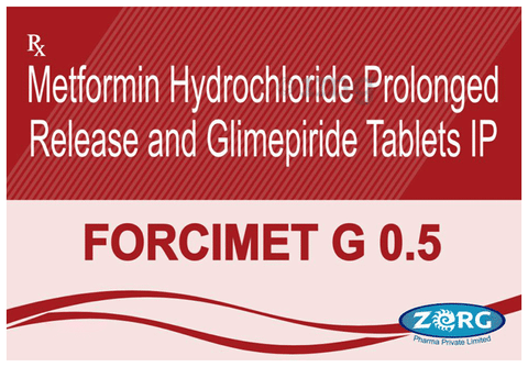Forcimet G 0.5 Tablet PR image Forcimet G 0.5 Tablet PR image