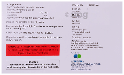 Itrapoint 100 Capsule image