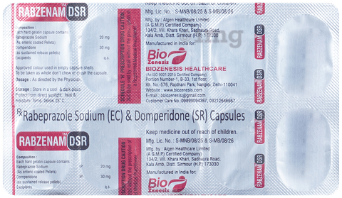 Rabzenam DSR 30mg/20mg Capsule
