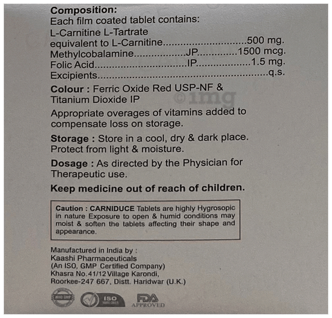 Carniduce Tablet image