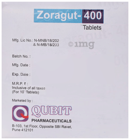 Zoragut 400 Tablet image Zoragut 400 Tablet image