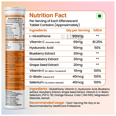 gc max tablet glutathione Herbal max L Glutathione Tablets For Skin Whitening With Antioxidants 60  Tablets main image 1