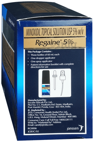 Regaine 5% Solution (3 Bottles) image Regaine 5% Solution (3 Bottles) image
