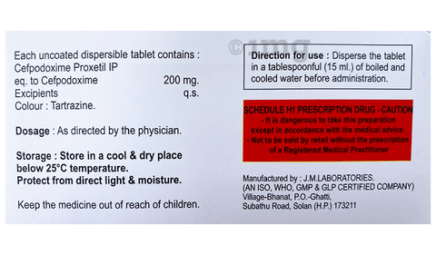 Hescopod 200mg Tablet image