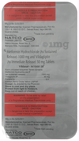 Vildanat-M 1000 Tablet SR