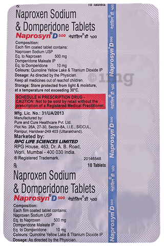 Naprosyn D 500 Tablet image
