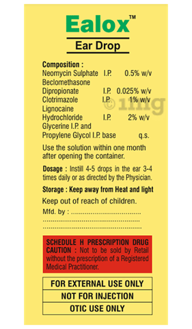 Ealox Ear Drop image