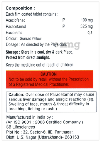 Acepalion P Tablet image Acepalion P Tablet image