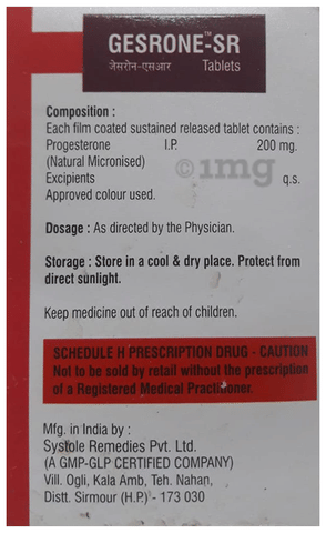 Gesrone-SR Tablet image Gesrone-SR Tablet image