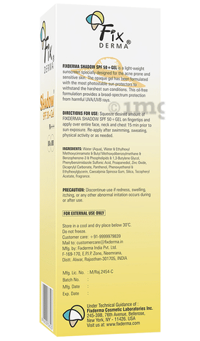 Fix Derma Shadow SPF 50+ Gel image