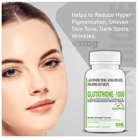 ultra high strength glutathione capsules Goa Nutritions Glutathione 1000 Enteric Coated Sustained Release Tablet  Sugar Free: Buy bottle of 60.0 tablet sr at 𝗯𝗲𝘀𝘁 𝗽𝗿𝗶𝗰𝗲 in India