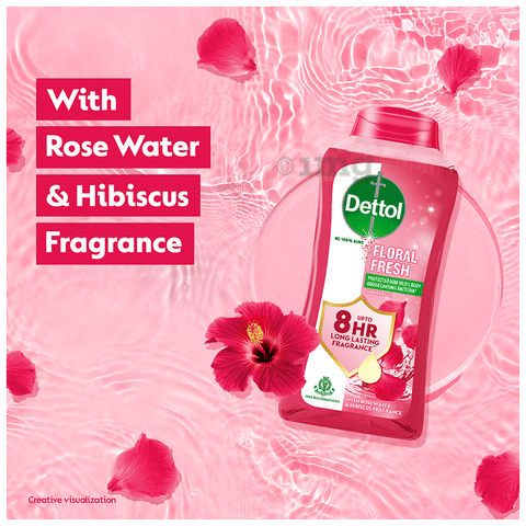 Dettol Bodywash & Shower Gel | pH Balanced & Soap Free Floral Fresh: Buy  bottle of 250.0 ml Liquid at best price in India
