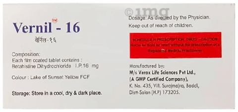 Vernil 16 Tablet image