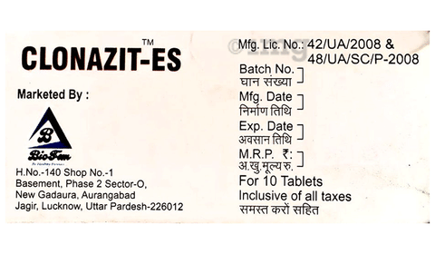 Clonazit-ES Tablet image