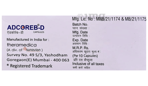Adcoreb-D Capsule SR image Adcoreb-D Capsule SR image