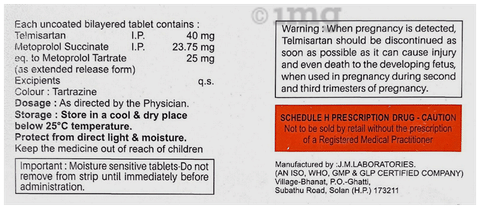 Telcart Beta 25 Tablet ER image Telcart Beta 25 Tablet ER image