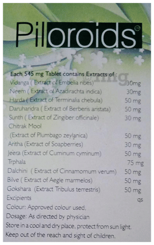 Piloroids Tablet image Piloroids Tablet image