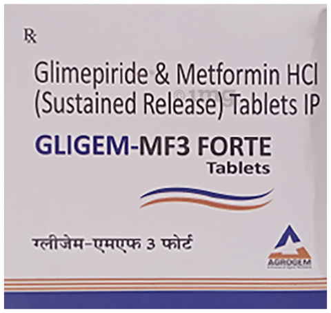 Gligem-MF3 Forte Tablet SR image Gligem-MF3 Forte Tablet SR image
