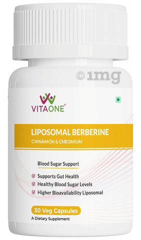 Vitaone Vitaone Liposomal Berberine with Cinnamon & Chromium Veg Capsule