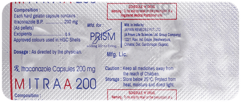 Mitraa 200mg Capsule image